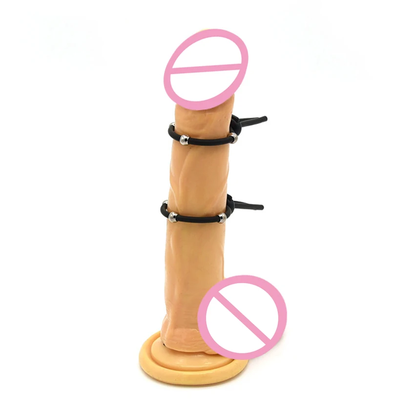 Электрический шок стальной шарик кольцо для пениса Электро Секс Кольца члена