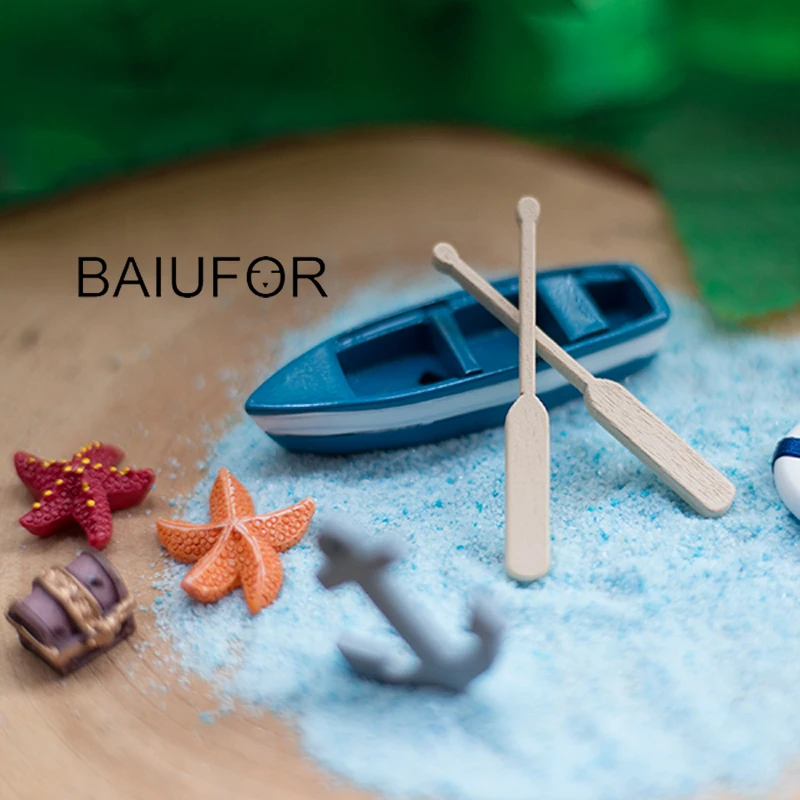 BAIUFOR серия для отдыха на песчаном пляже статуэтки и аксессуары украшения сада