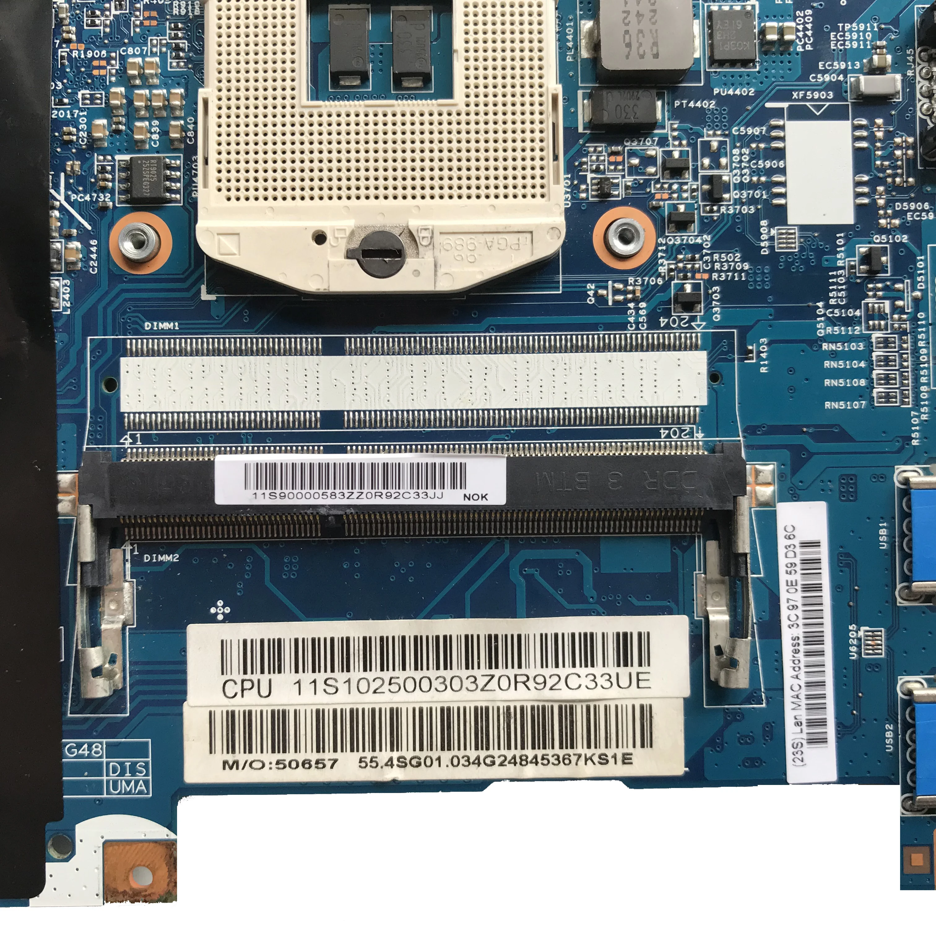 Материнская плата для ноутбука Lenovo G480 48 4sg12 011 полностью протестирована
