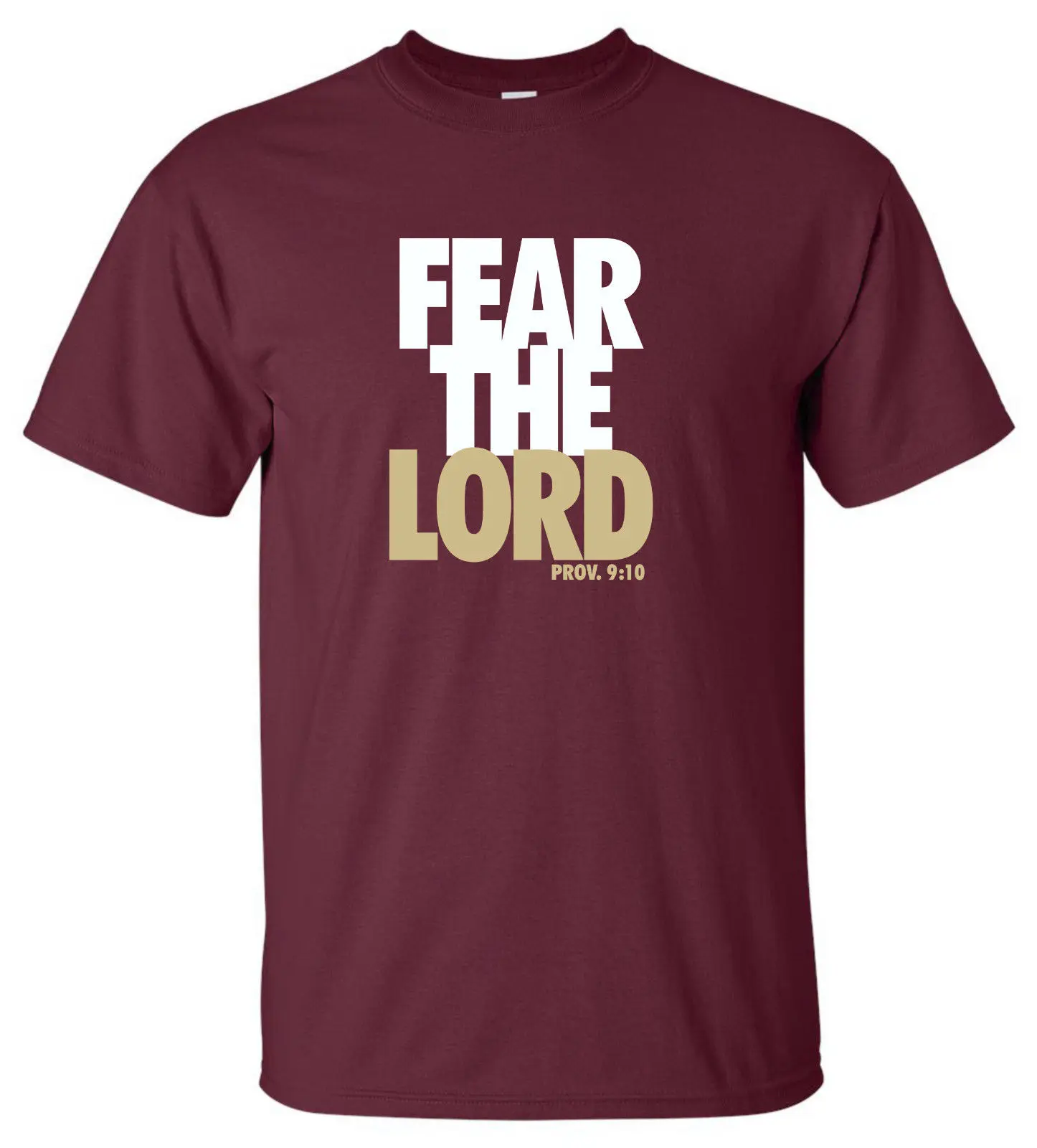 Футболка с надписью Fear The Lord стих из Христианской Библии вера верующий Иисус