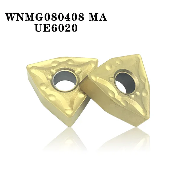 

10pcs WNMG080404 MA UE6020 carbide inserts External Turning tool WNMG 080404 Lathe Tools Milling cutter CNC tool