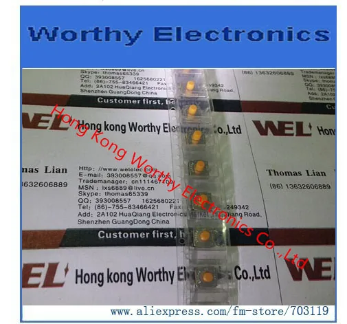 

Free shipping 10PCS/LOT KSC421J 70SH LFS KSC421J SWITCH TACTILE SPST-NO 0.05A 32V
