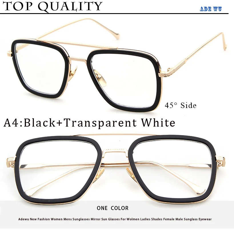 Adewu бренд стильной Для мужчин Солнцезащитные очки для женщин дизайнер сплава