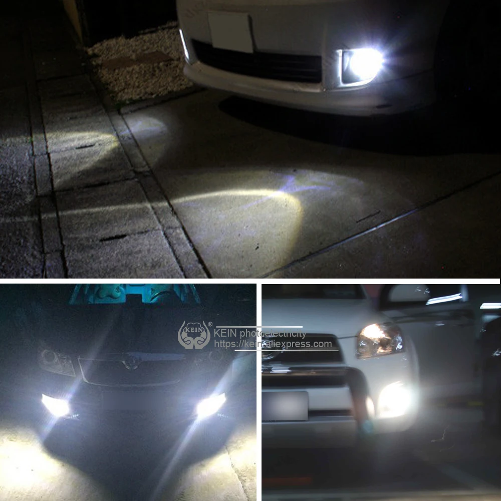 KEIN 4 шт. H1 светодиодные лампы 25smd 3528 12 V Авто противотуманных фар дневного света DRL