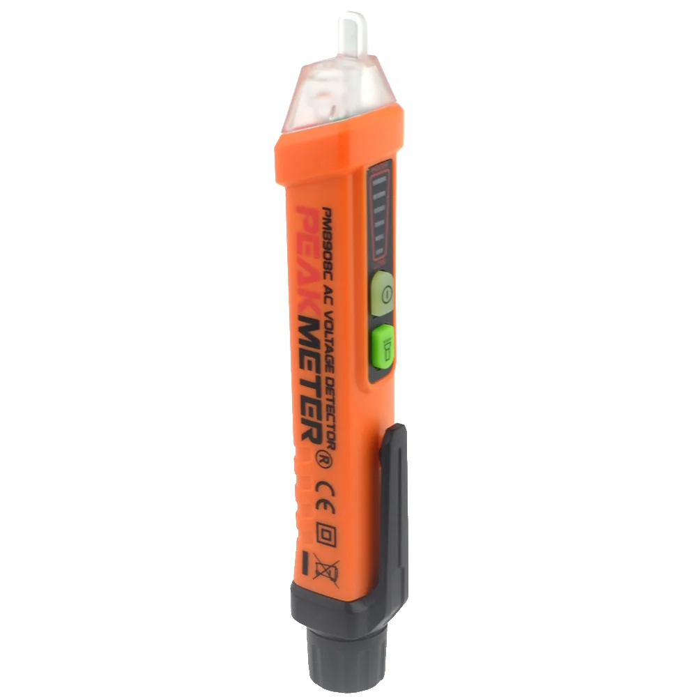 PEAKMETER PM8908C Многофункциональный перьевой детектор напряжения переменного тока 12