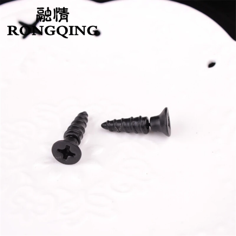RONGQING 1 пара новые модные серьги в стиле панк готика ювелирные изделия 3D раньше для