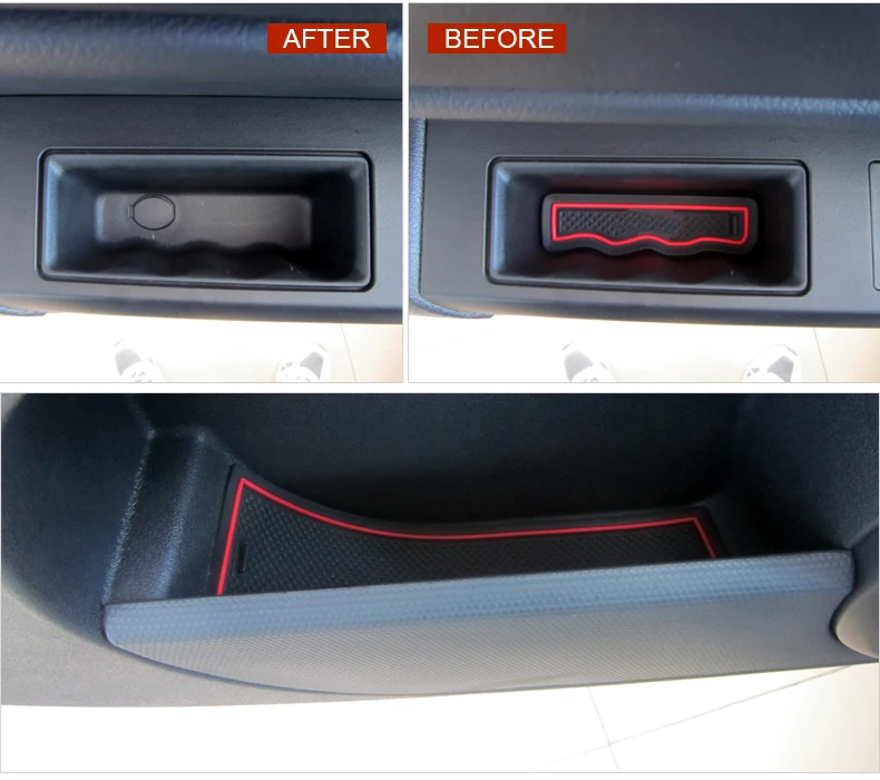 Для Jeep Compass 2011 2012 2013 противоскользящие резиновые подставки под стакан дверной коврик Jeep свобода патриота аксессуары автомобильный Стайлинг стикер