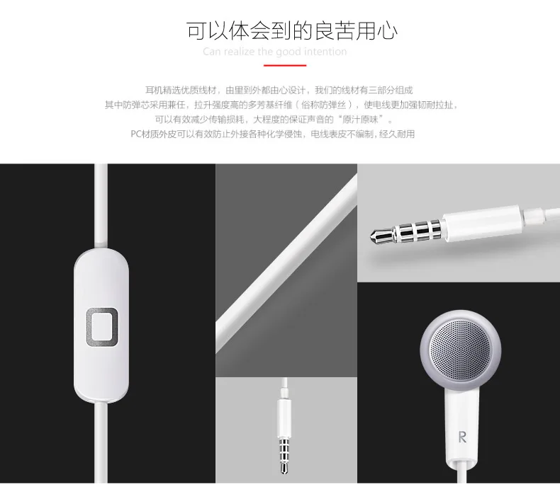 Оригинальные наушники HUAWEI Honor AM110 3 5 мм гарнитура с микрофоном дистанционное