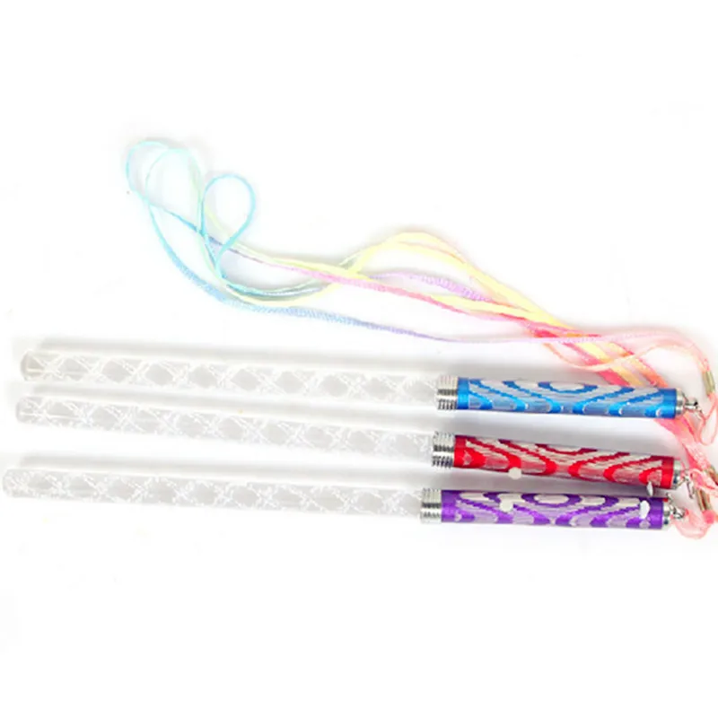 60 шт./лот цветные светодиодные светящиеся палочки для вспышки волнистые стержни