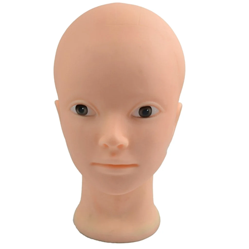 Cosmetology Mannequin Training Head Manikin Doll Face Eyelashes Makeup Massage Practice Jewelry Hat Display | Красота и здоровье
