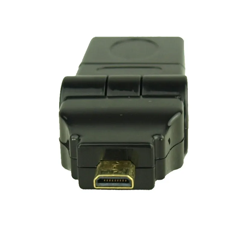 Новейший кабель переходник Micro HDMI Male Female с поворотом на 180/360 градусов и прямым