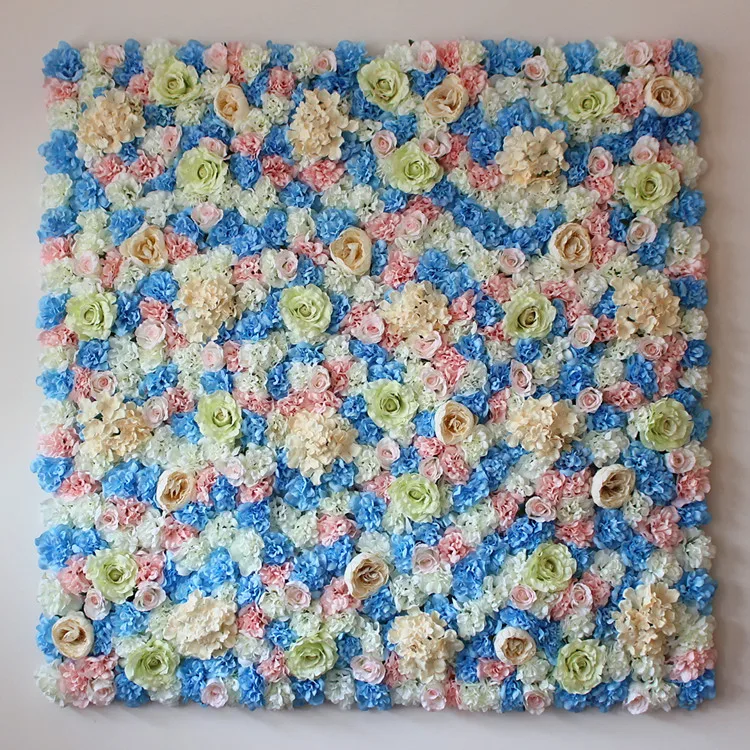 40X60cm искусственная шелковая Гортензия роза цветок стена отель дом свадьба фон