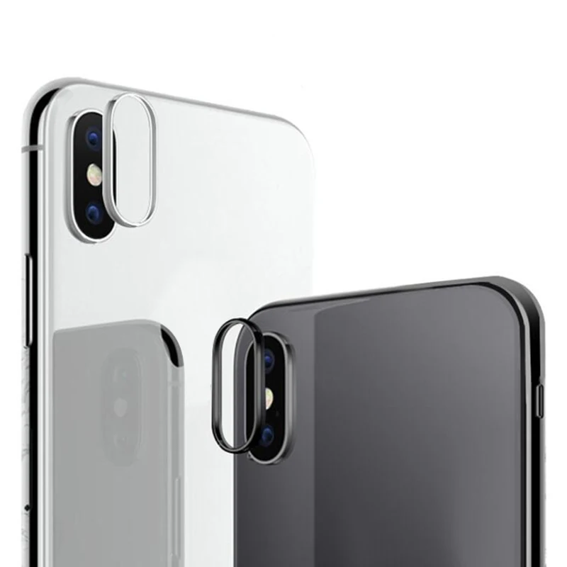Camera Lens Protector Case Ring for iPhone X 10 Plating Aluminum Cover Protection Accessories | Мобильные телефоны и