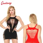 Мини Короткое платье порно эротическая Экзотическая одежда Сексуальное белье прозрачное перспективное газовое ночное белье кружевное платье GA249