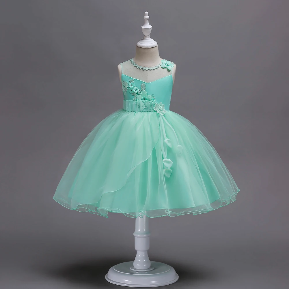 New pattern tutu dress Girl Summer Dresses for Princess Evening baby Party Kids clothes Wedding Holiday | Детская одежда и обувь