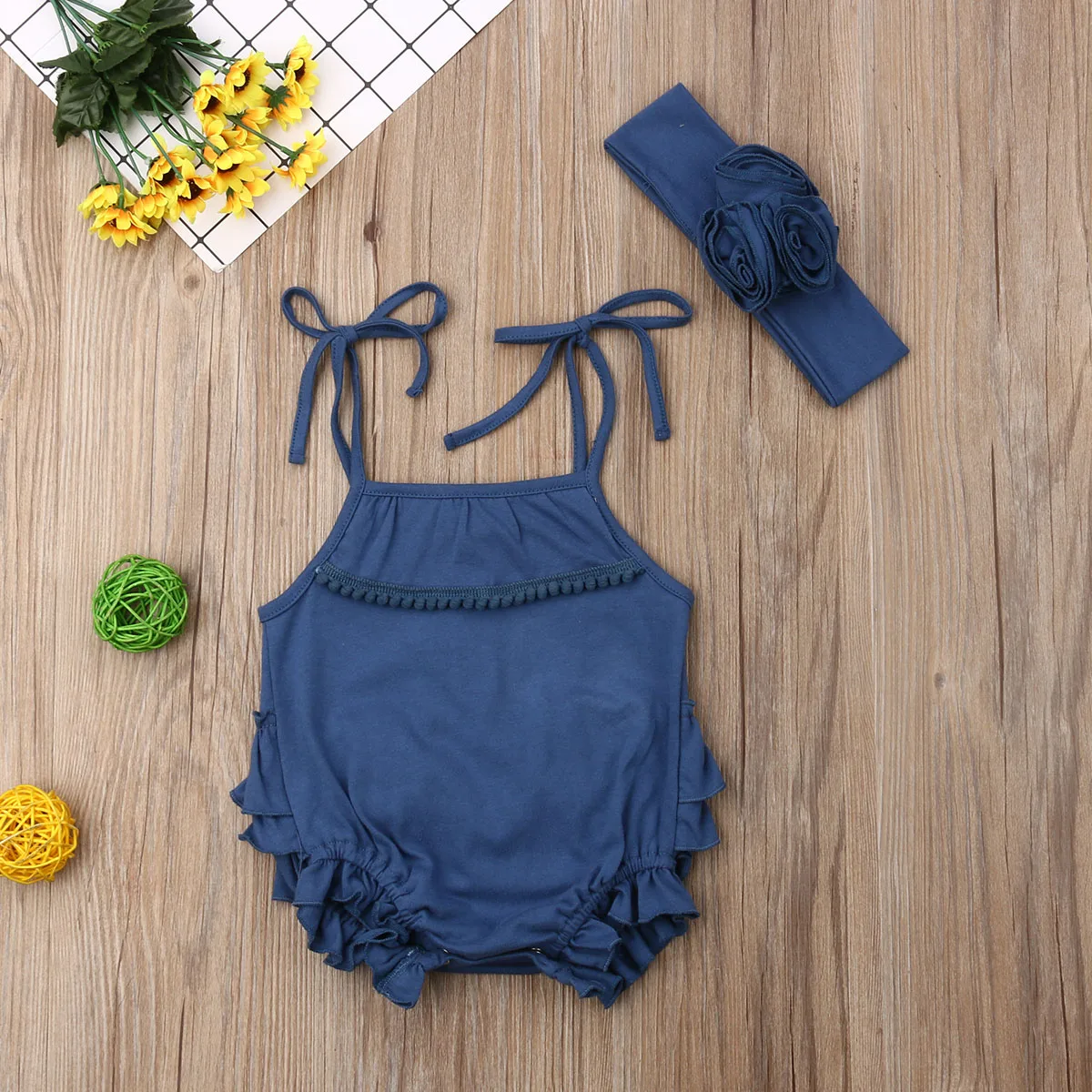 Боди для новорожденных девочек Pudcoco новый брендовый милый комбинезон с повязкой