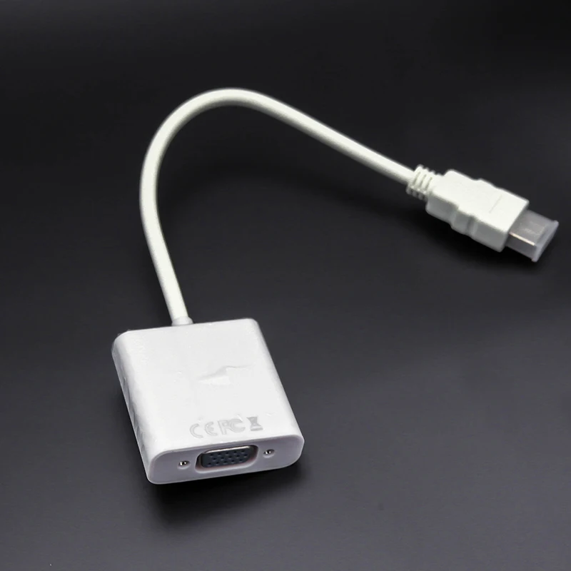Новый горячий мужской и женский для HDMI2VGA HDMI в VGA с аудио конвертером адаптер