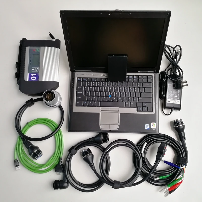 MB Star C4 сканер и б/у ноутбуки D630 4G жесткий диск со специальной функцией инструменты