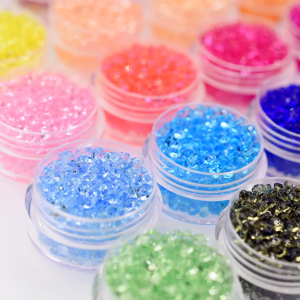 450 шт. в маленькой коробке 3 мм акриловые крипотные бусины крошечные подходят для