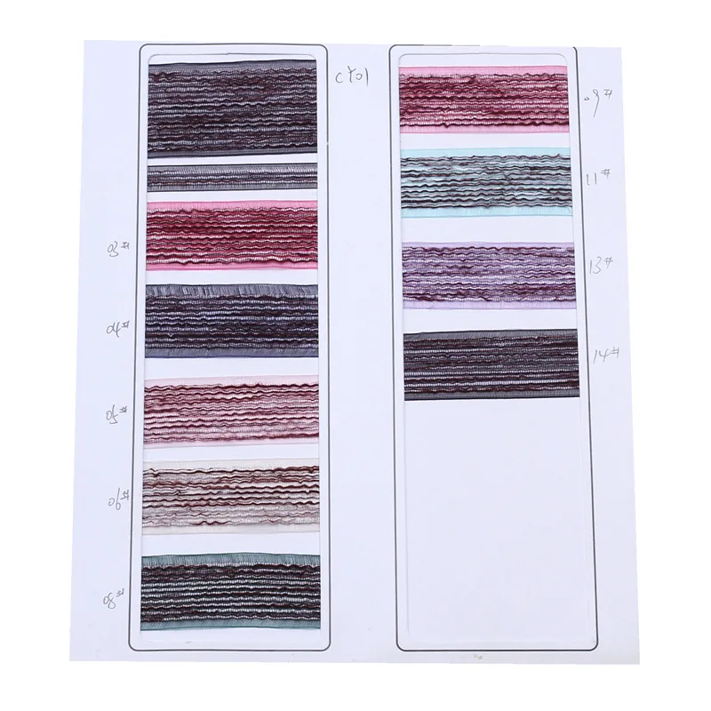 

100yards 16/25/38mm wave stripes organza sheer ribobn for bouquet gift packing bow accessories wedding party decoration