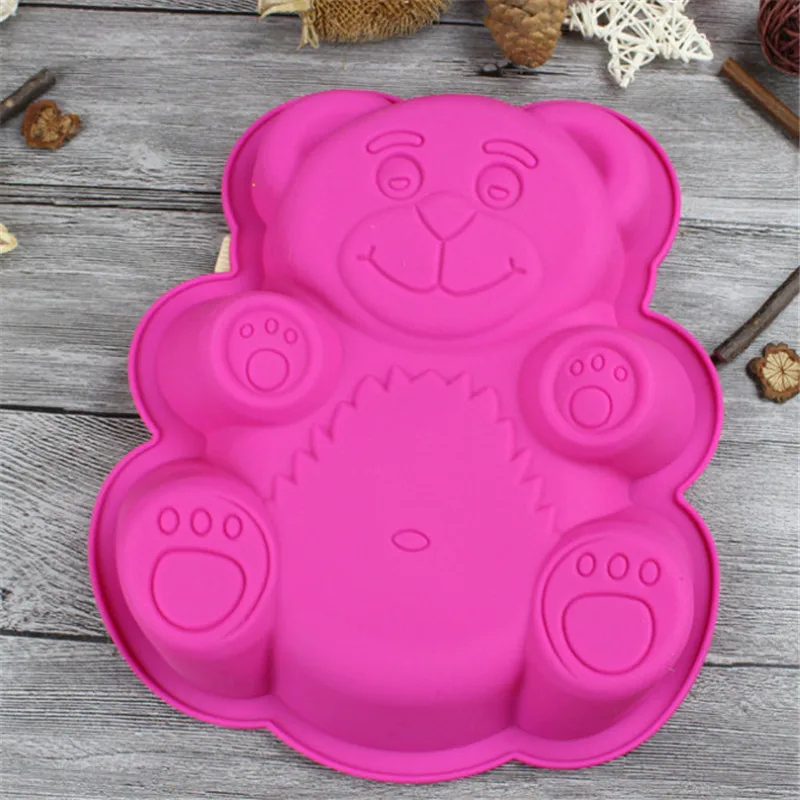 Силиконовые формы для выпечки Медведь 15 х17 см|silicone cake mold|cake moldsilicone |