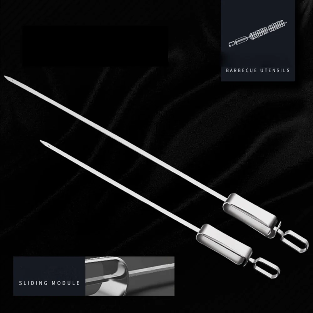 Новый 5 шт. барбекю шашлык мясо гриль палка Шашлык из нержавеющей стали вилка еда