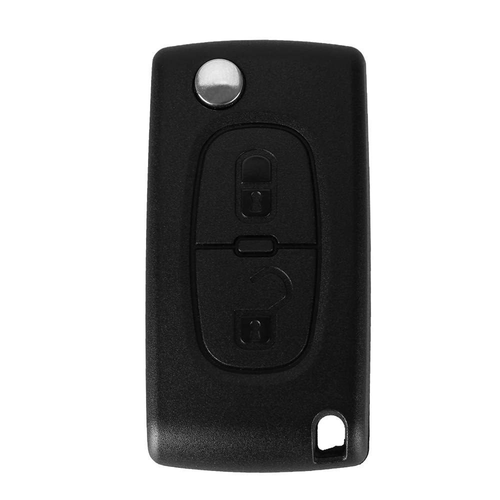 DANDKEY CE0532 HU83 2B дистанционного ключа оболочки чехол для peugeot 107 207 307 308 407 607 Citroen C2 C5 C6 C8