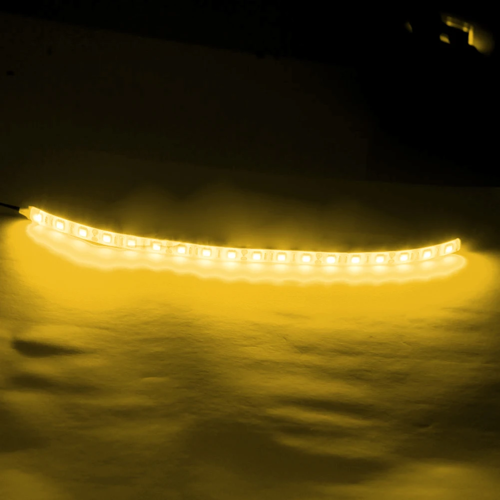 Mabor водонепроницаемый 60 см яркий гибкий 5050 SMD 18 светодиодный корпус полосы света
