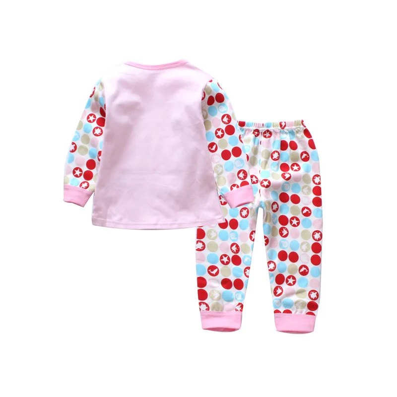 Новинка 2019 Детские пижамные комплекты милые пижамы для маленьких девочек и