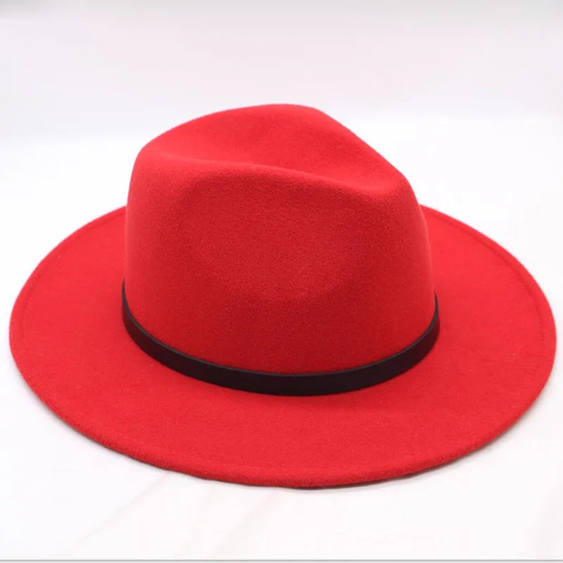 Chapeu Feutre Дизайнерская Женская Шляпа Fedora Для Laday с широкими полями Sombreros, джазовая церковная Кепка, Панама, Шляпа Fedora