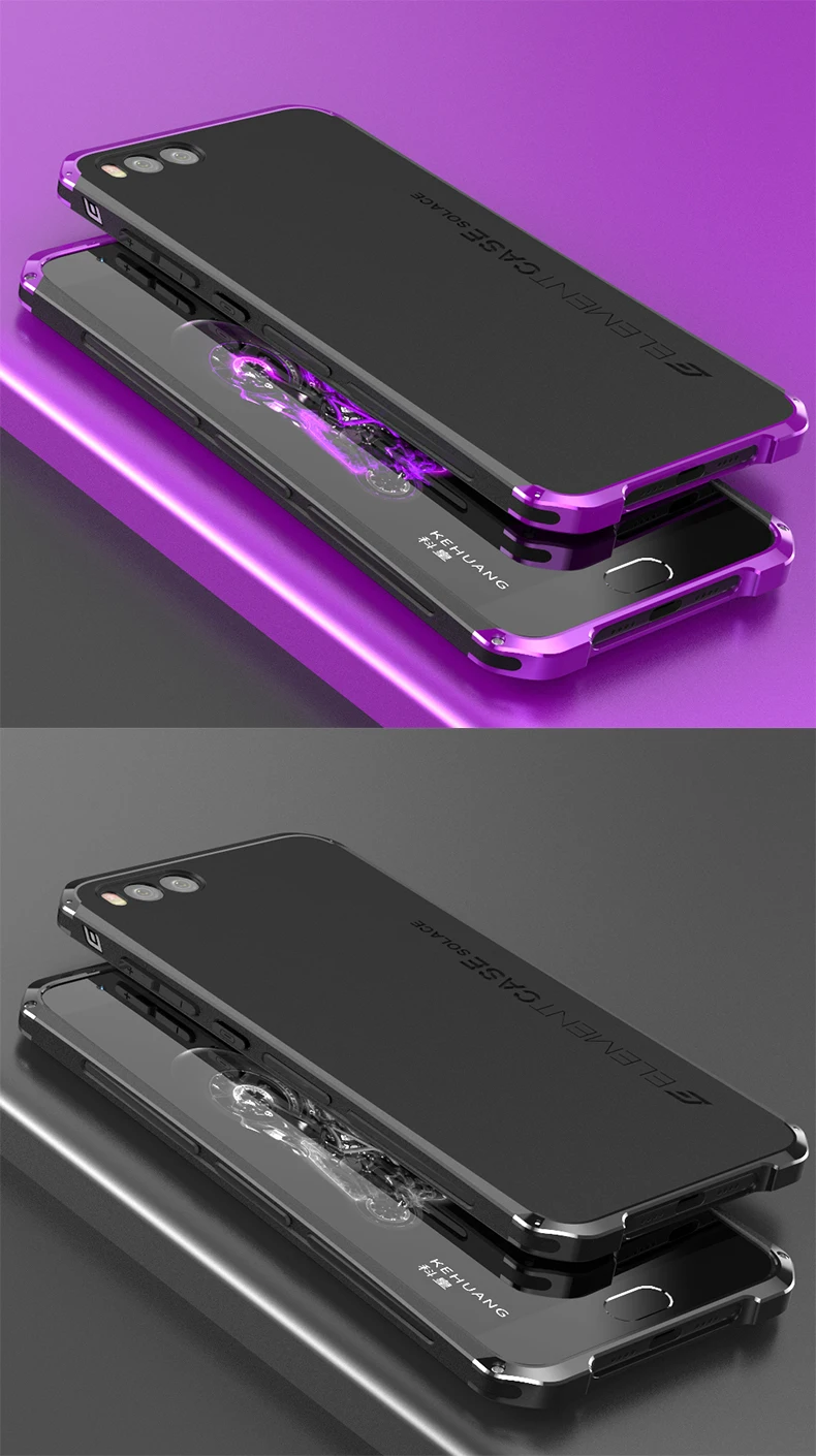 Чехол для телефона для Xiaomi Mi Note 3 бампер оригинальная алюминиевая металлическая рамка+ Жесткий PC задняя крышка защитный чехол для Xiaomi Mi Note 3
