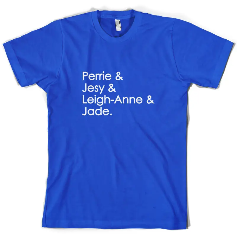 Perrie & Jesy Leigh Anne Jade Мужская футболка Edwards Nelson 10 цветов уникальная хлопковая с