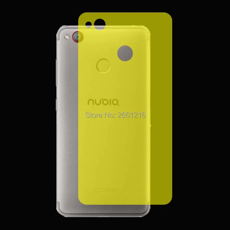 Для ZTE Nubia Z11 miniS mini S 5 2 дюйма шт. = Передняя и задняя тонкая фотоблестящая защита