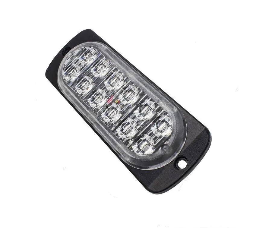 4x12LED Янтарный светильник аварийный предупреждающий стробоскоп мигающий