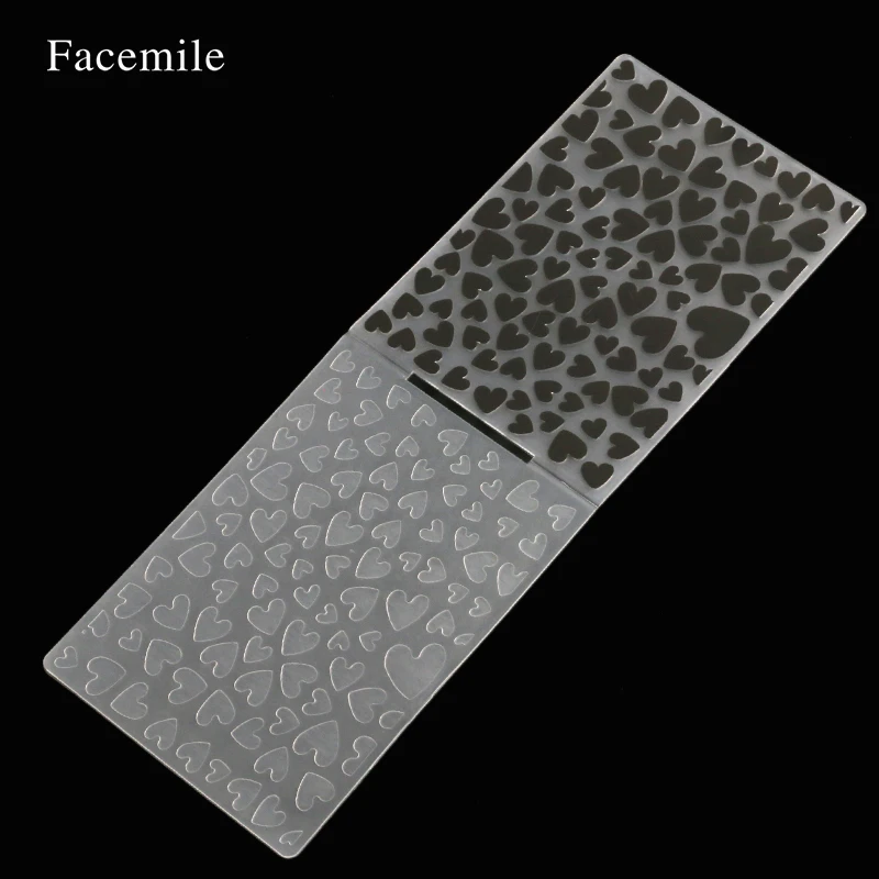 Лицевая сторона пластиковая Любовь Сердце тиснение папка DIY Скрапбукинг фото