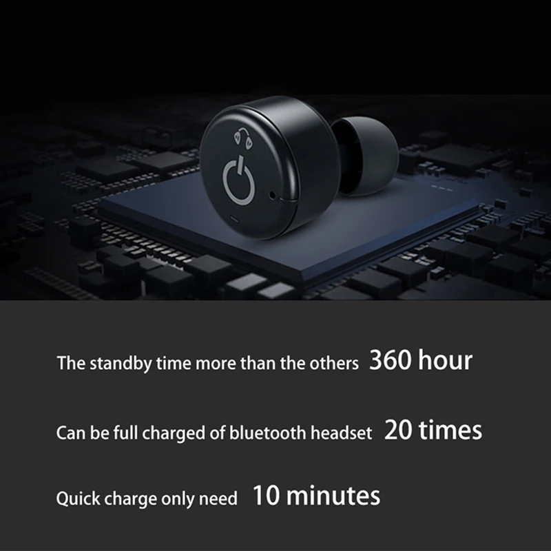 Наушники беспроводные Bluetooth наушники спортивные шумоподавление гарнитуры с