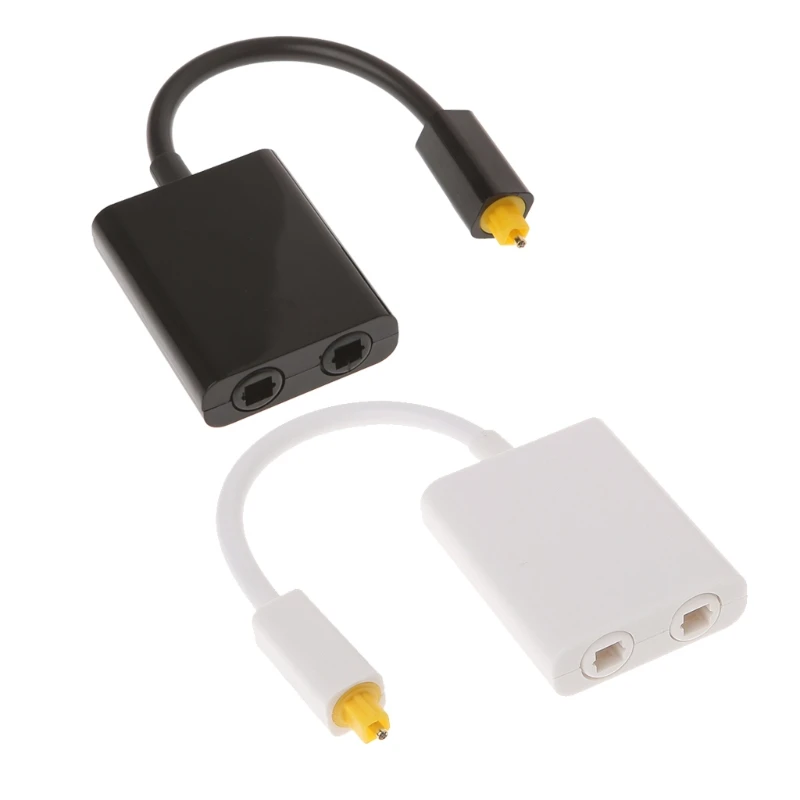 Digital Optical Audio Cable Splitter Adapter 2 Way SPDIF Toslink 1 In To Out Hub Dropshipping | Компьютеры и офис