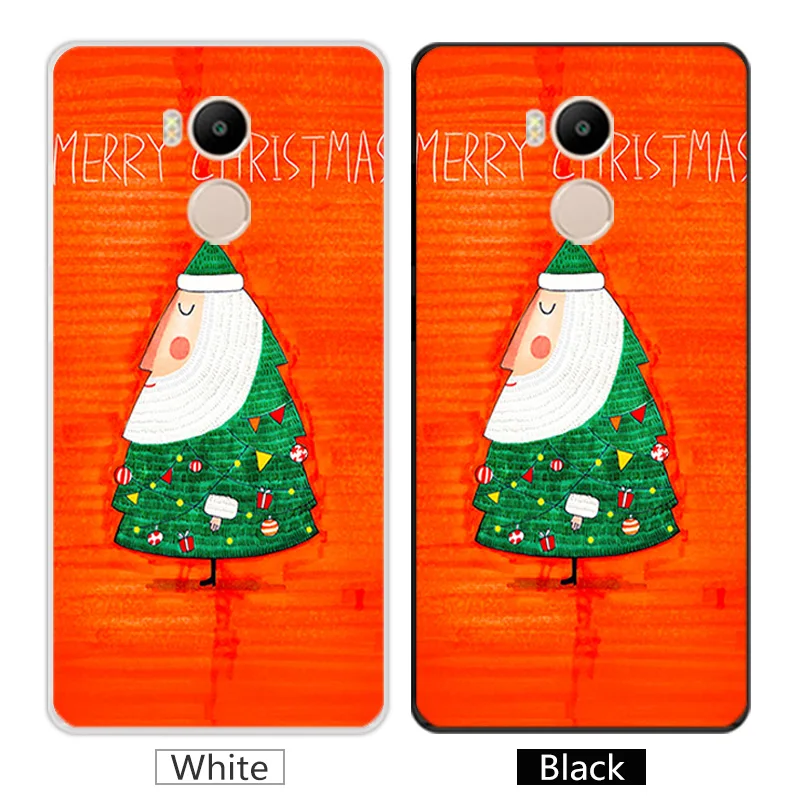 5 0 &quotчехол для Xiaomi Redmi 4 Prime TPU чехол мобильного телефона с Рождеством 4S