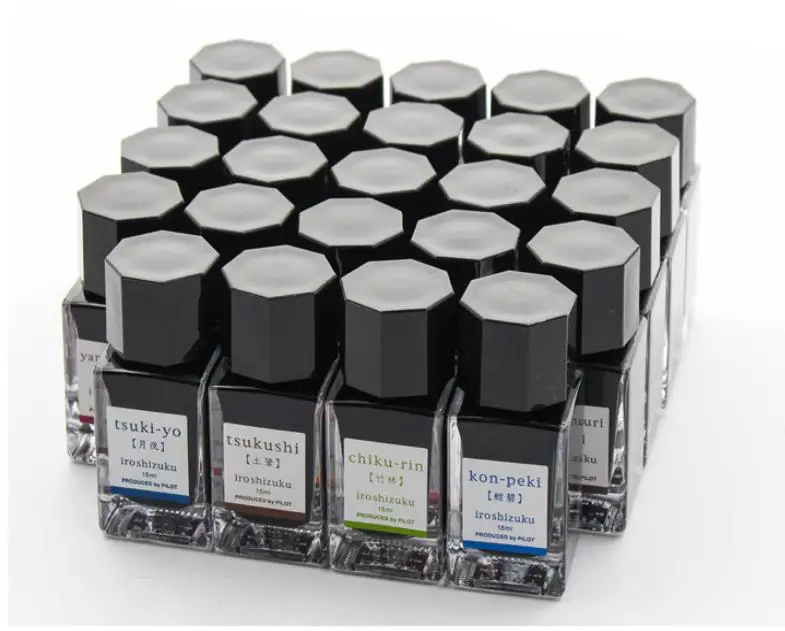 Polit iroshizuku чернила-15 перьевых ручек Стекло чернильницу 24 цвета чтобы выбрать