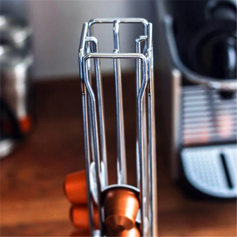 2019 держатель для кофейных капсул Nespresso вращающаяся стойка подставка полка