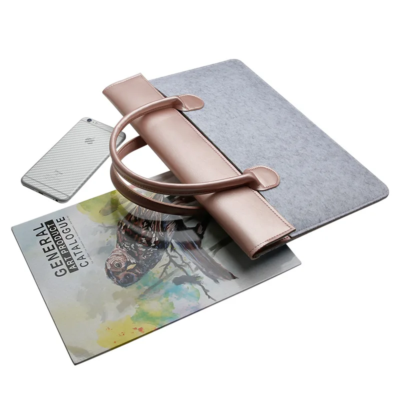 Сумка из натуральной кожи и шерсти для ноутбука MacBook Air 11 13|bag for macbook air|bag macbookbusiness