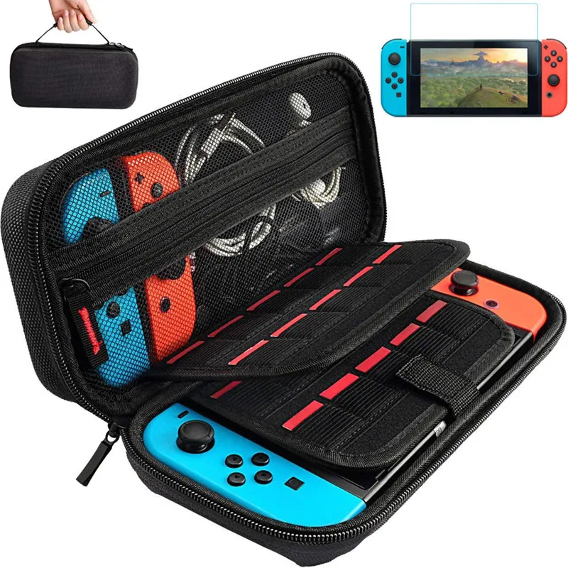 Дорожный Чехол NS для 19 игр футляр карт аксессуаров консоли Nintendo Switch и контроллера