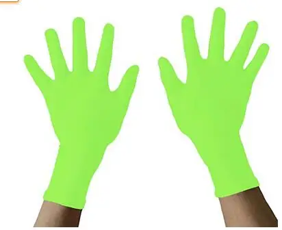 Детские короткие перчатки унисекс для взрослых Spadex Zentai Apple зеленые костюм на