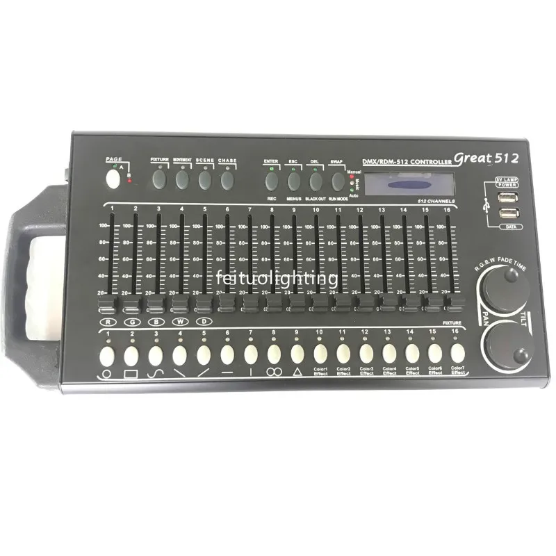 Высокое качество 512 канальный мини Dmx контроллер RDM Fuction USB сценический световой
