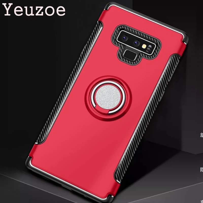 Yeuzoe Модный чехол для Samsung Galaxy Note 9 ударопрочный кронштейн металлический держатель