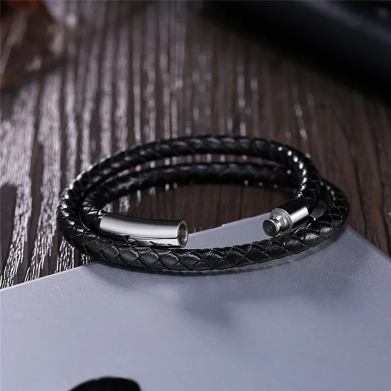 Модные Для мужчин браслет ювелирных изделий Нержавеющая сталь магнитные