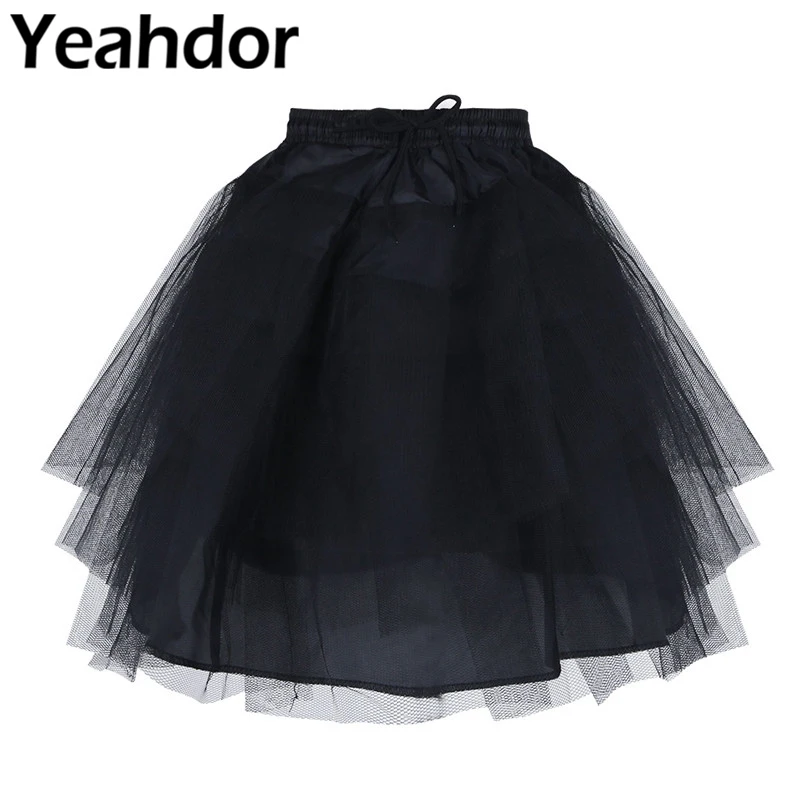 

Flower Girls Dress Kids Girls 3 Layers Net Petticoat Underskirt Crinoline Slip Prom Dress for Wedding Pageant Birthday Party