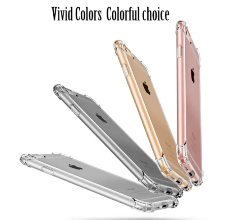 Супер Противоударный чистый мягкий чехол для iPhone 6 s 6S 7 8 Plus 7Plus X XS Max XR силиконовый