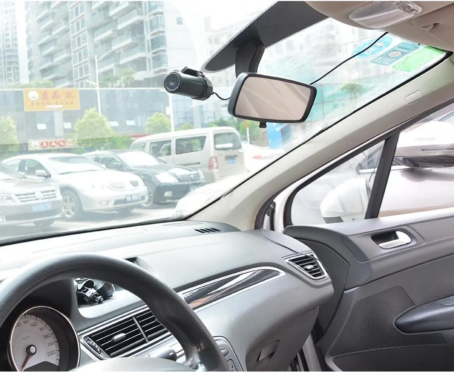Wifi умная HD автомобильная видеокамера Dashcam цифровой видеорегистратор черная