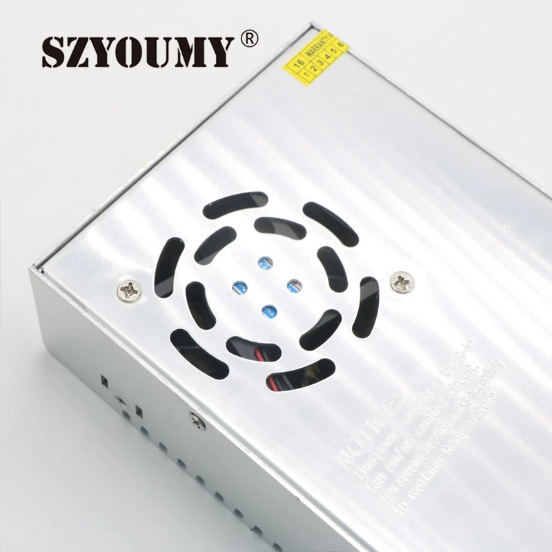 SZYOUMY 5 шт. 360 Вт DC 12 В 30A Регулируемый импульсный источник питания для 5050 3528 RGB полосы